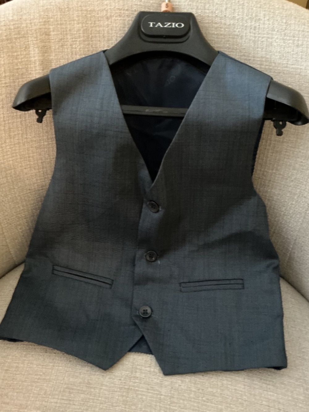 Tazio Boys 3 pc Suit Size 5 Blue/Grey - Picture 9 of 11